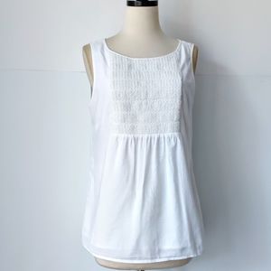 VINEYARD VINES White Cotton Tank Top size Small